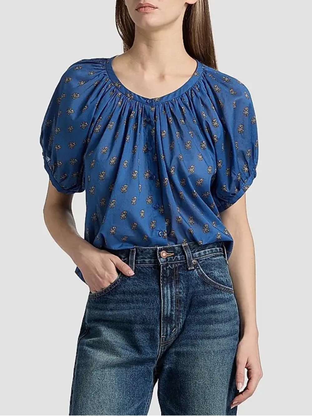 NWOT Doen June Top in Eartha Paisley Size X-Small - Picture 1 of 5